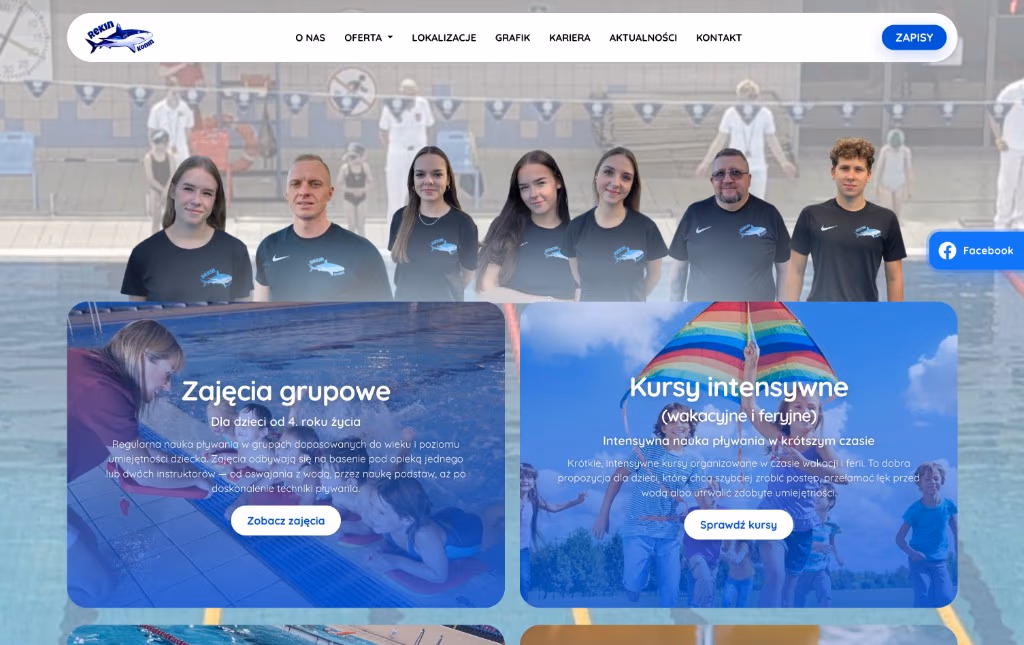 Podgląd Rekin Konin: Szkoła pływania dla dzieci i dorosłych